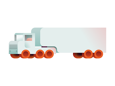 Fancy Truck gradient illustration illustrator miguelcm truck vehicle