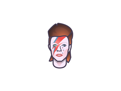 RIP Bowie aladdin sane artist david bowie face illustration illustrator miguelcm music ziggy stardust