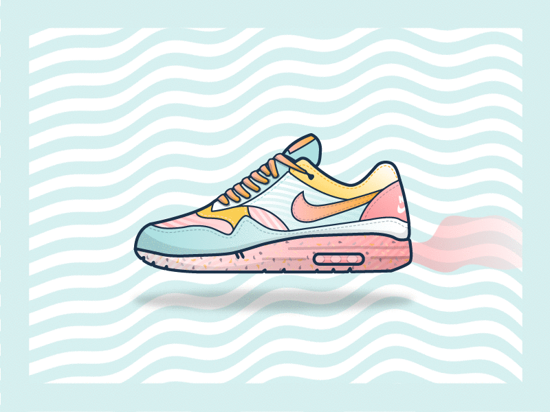 Airmax Day 2017 airmax airmaxday illustration miguelcm motion nike shoe