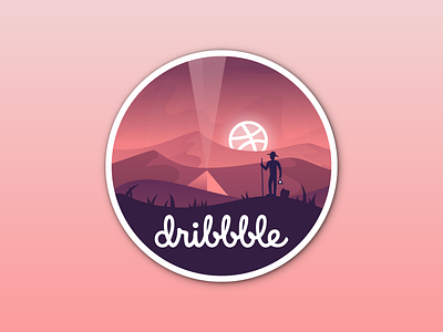 Dribbble Playoff illustration illustrator miguelcm playoff stickermule