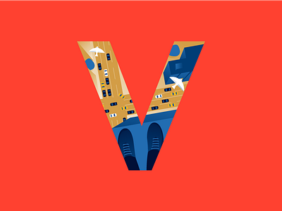 V | vertigo 36daysoftype illustration illustrator letter miguelcm type typography v vertigo