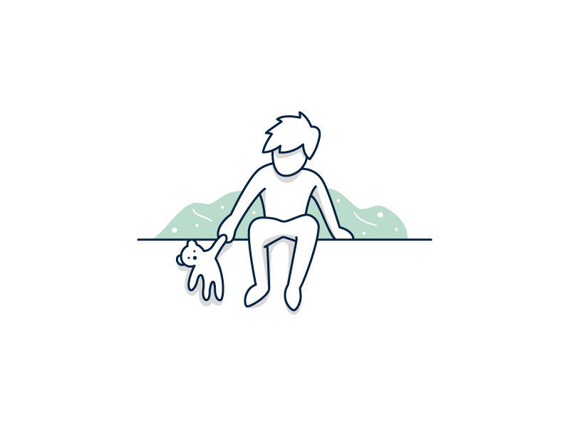 Drawing Emotions sensa illustration illustrator drawing emotions child sad teddy miguelcm