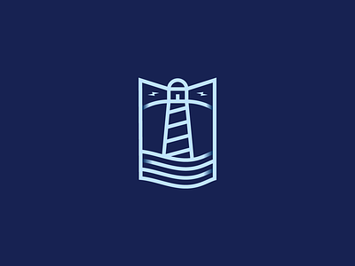 061 Lighthouse badge dailychallenge illustration illustrator lighthouse lines miguelcm monogram