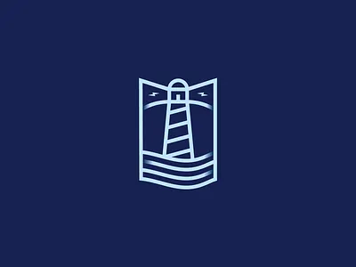 061 Lighthouse badge dailychallenge illustration illustrator lighthouse lines miguelcm monogram