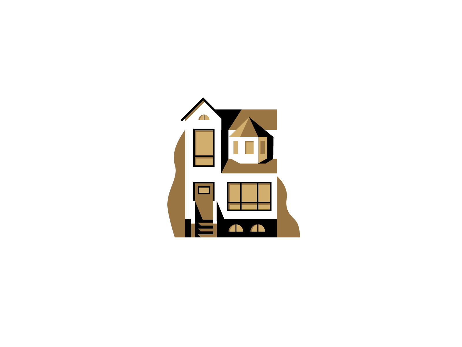 Gold House by Miguel Camacho on Dribbble
