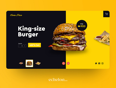 Food delivery Service africa animation brand branding design desktop flat icon illustration landing page minimalist typography ui ui design uiux web website xd