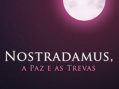 Nostradamus, Peace & Darkness book cover moon