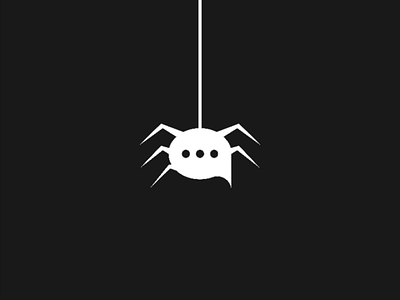 Spider Chat chat logo logo design logo ideas logo shots spider