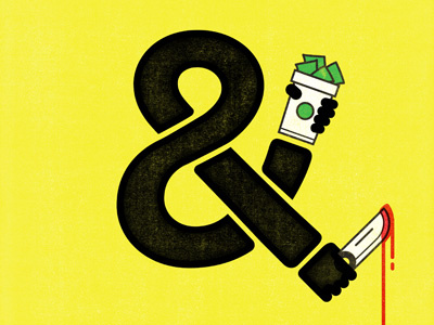 Beggars Ampersand Thieves ampersand branding illustration