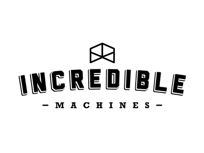 Incredible Machines branding logo type typography