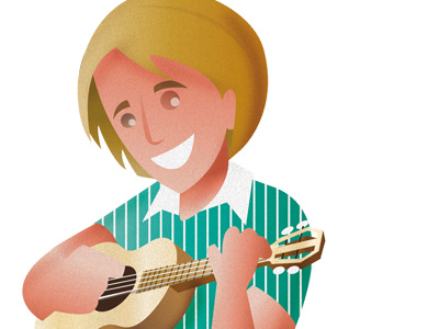 cavaquinho player illustrations