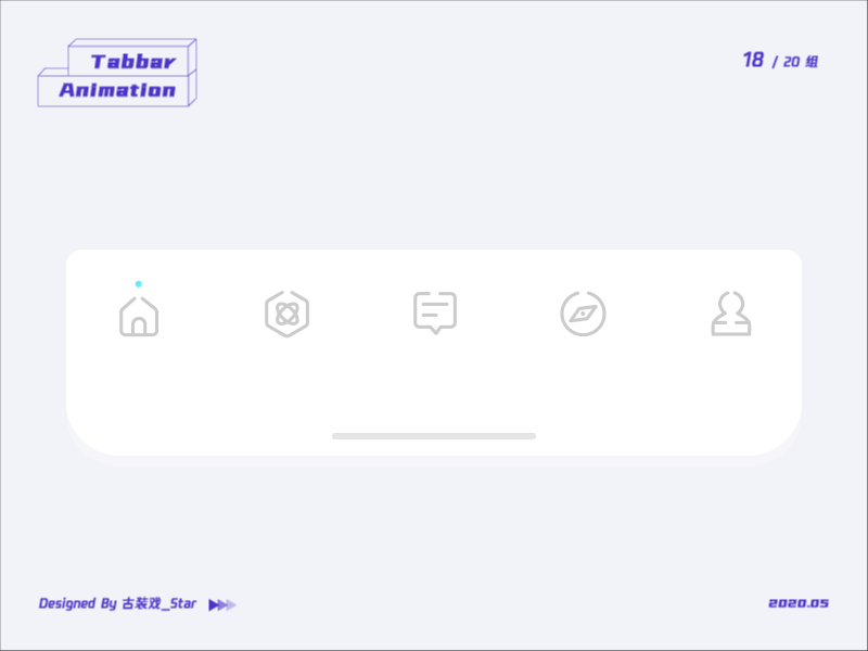 Tab Bar Animation 18 animation icon tabbar ui ux