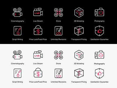 Icons design for ImageRevolver-0 app design icon illustration illustrator tabbar ui ux web