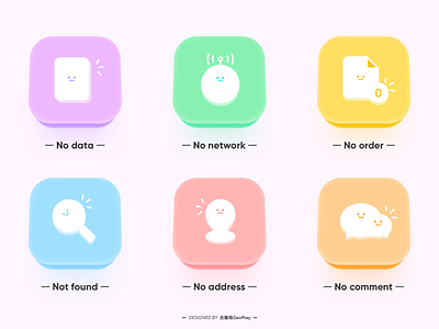 Empty Status ICONS app design emoticons icon illustration illustrator ui ux web