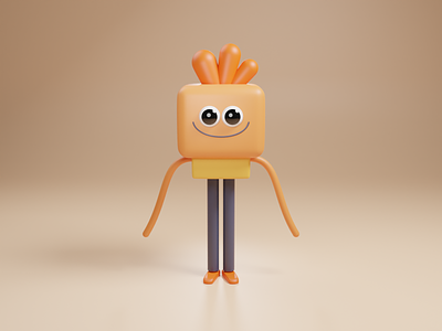 Headspace Character 3D 3d blender character headspace