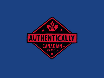 Authentically Canadian 30 day logo challenge 30daychallenge authentically canadian branding design handlettering logo logo inspiration typography vector