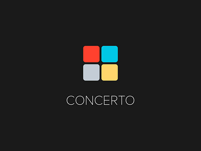 Concerto 30 day logo challenge 30daychallenge app logo concerto electronic music logo logo inspiration mobile app logo music logo