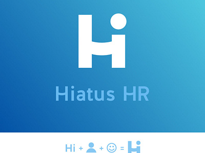 Hiatus HR 30 day logo challenge 30daychallenge corporate logo hiatus hr hr company human resources logo inspiration management app