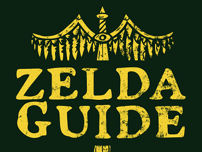 Zelda Guide 30 day logo challenge branding design handlettering logo