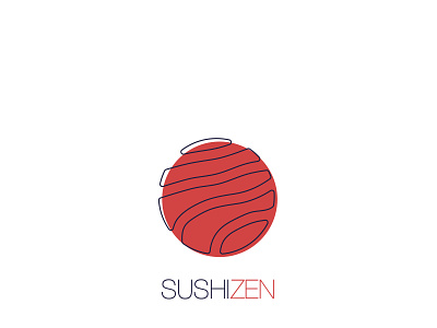 Sushi Zen 30 day logo challenge design logo logo inspiration sushi sushi logo