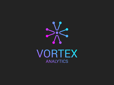 Vortex Analytics 30 day logo challenge analytics branding corporate logo data design logo logo inspiration vortex