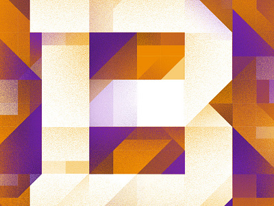 Letter B b cubist custom type fractal geometry letter letter b type typography