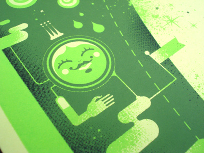 Frog Prince detail detail frog prince queen screen print