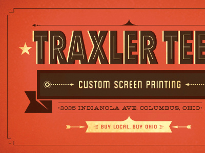 Traxler Tees Business Card