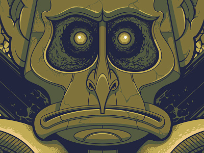 Nightmare Relic - Detail 3 creature demon halloween mask nightmare ogre relic totem
