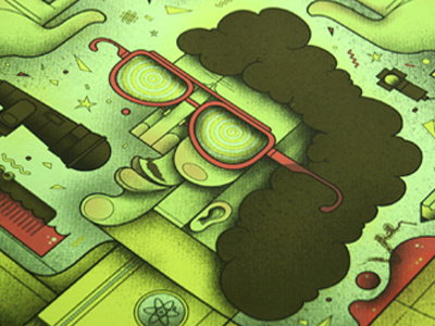 Weird Al print preview by Graham Erwin on Dribbble