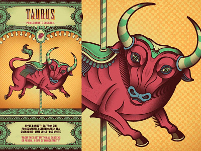 Flight Club - Taurus circus cocktail flight club menu taurus