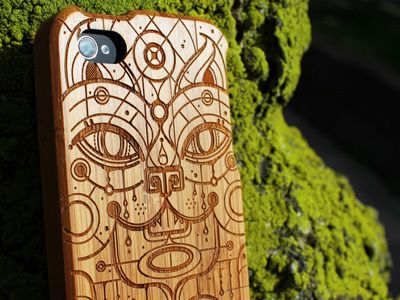 Lucky Cat iPhone case for Grove bamboo case cat engraving grove iphone iphone case lucky product