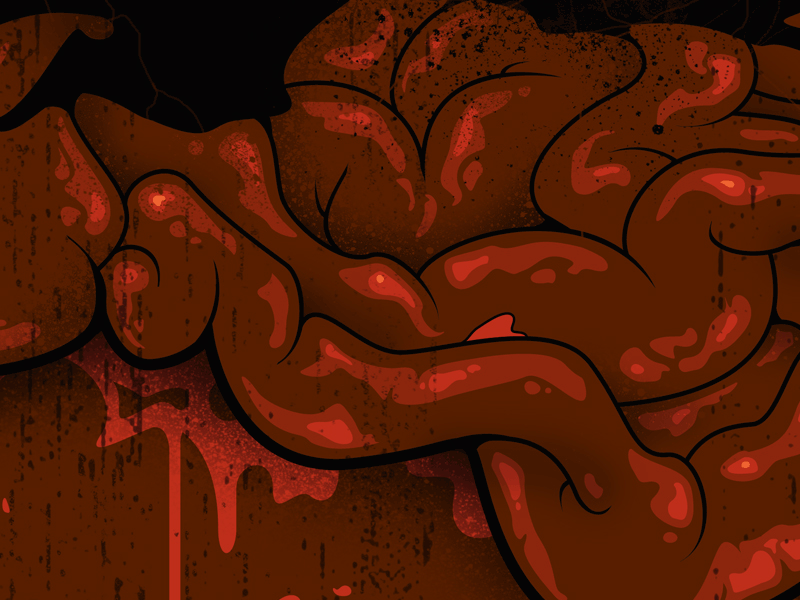 Guts [GIF] blood ew gore guts halloween horror intestines
