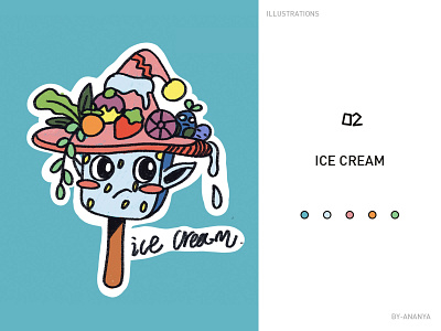 ice cream art design illustration illustrator