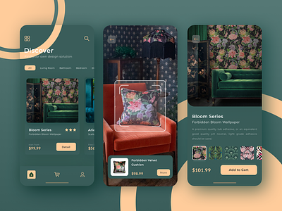 Furniture E-commerce App app design furniture furniture app furniture store mobile mobile app mobile app design mobile design ui ux