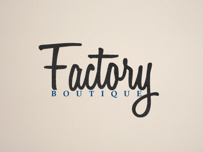 Factory boutique factory logo
