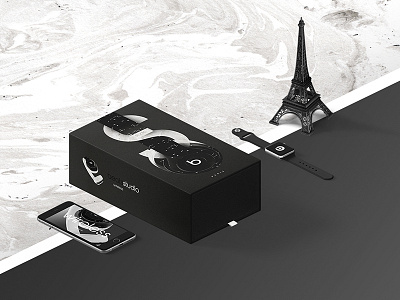 Beats by Dre - Box Cover apple beats by dre black colors graphic design paris