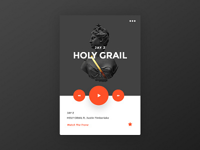 UI design - Music player app - 2/3 app design flat interface mobile modern music trendy ui ui design