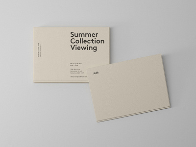 Ade Invitation art direction branding layout print publication