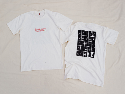 Disengaged Territories Tshirt / Merch Design branding clothing design merchandise design minimal tshirt tshirt design typography