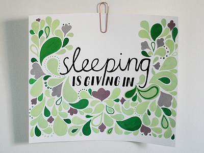 sleeping is giving in 2arcade arcade fire fire gouache green painting
