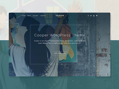 Cooper WordPress Theme WIP wordpress wordpress theme