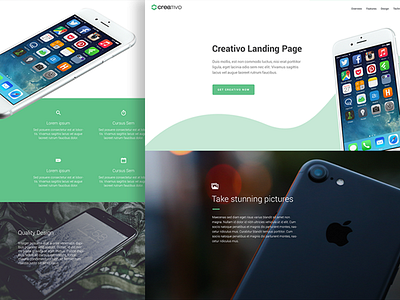 Creativo Landing Theme Design