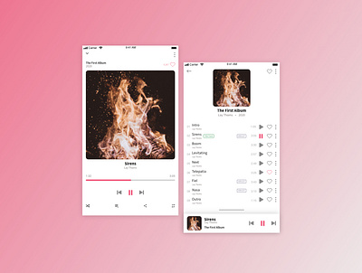 Music App mobile mobile app mobile app design music app ui ux