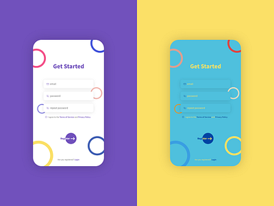Sign Up form :: Daily UI 001 colors colours dailyui design form form design registration registration form sign up sign up design sign up form ui ui design ux ux design
