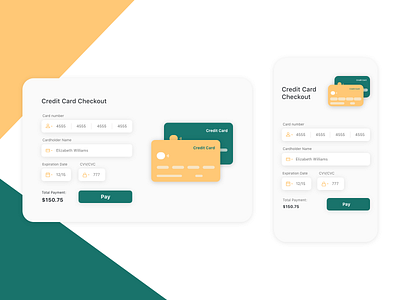 Credit Card Checkout :: Daily UI 002