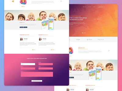 MyKidsMemo Landing Page