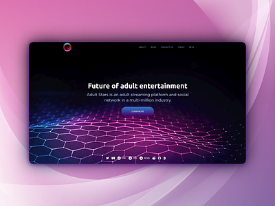 Landing page for a streaming platform developer development front end front end design front end dev landing landing page landing design