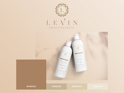 Logo & Product Label Design for LEVIN PROFESSIONAL brand identity design branding graphic design logo design packaging design product label design stationery design