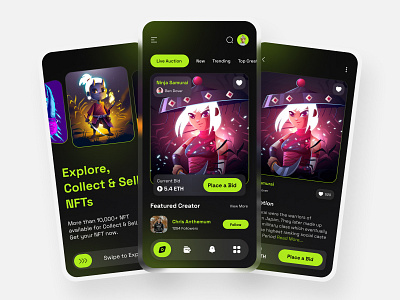 NFT App UI/UX Design
